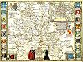 3. Speed map of Oxfordshire and colleges 1605